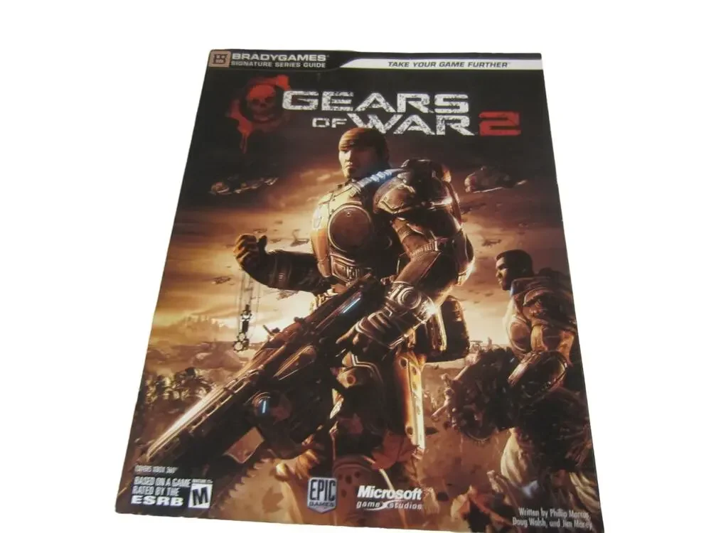 Gears of War 2 Official BradyGames Strategy Guide Xbox 360 Epic Games